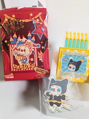Pop Mart Why So Serious Magnetic Sealing Clip Storage Box Set String Puppet